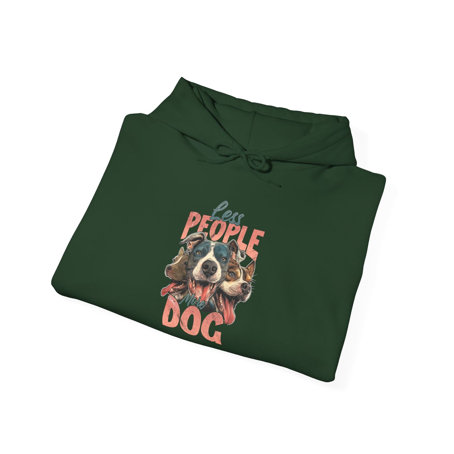Less People More Dog Unisex Hoodie – Cozy Statement For Dog People