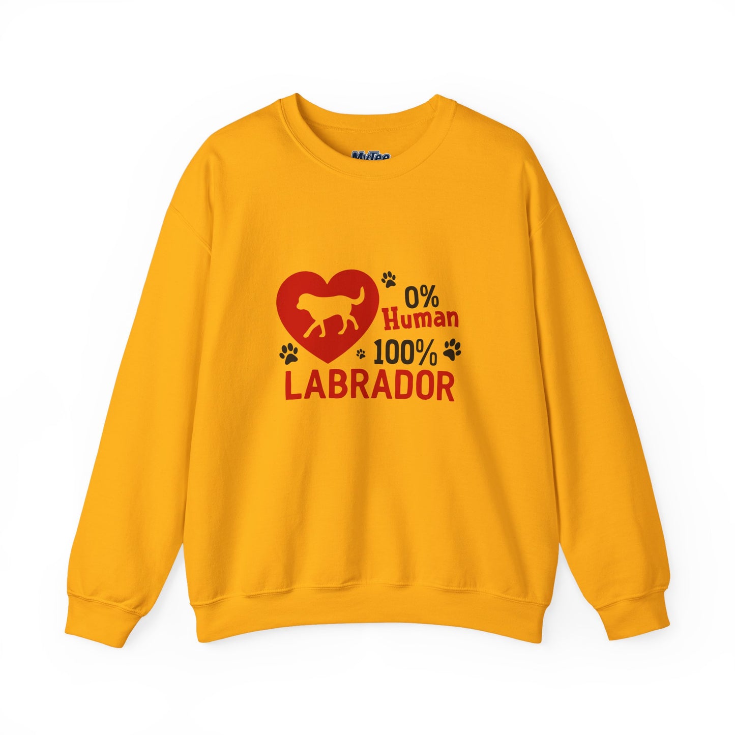 0% Human 100% Labrador Unisex Sweatshirt