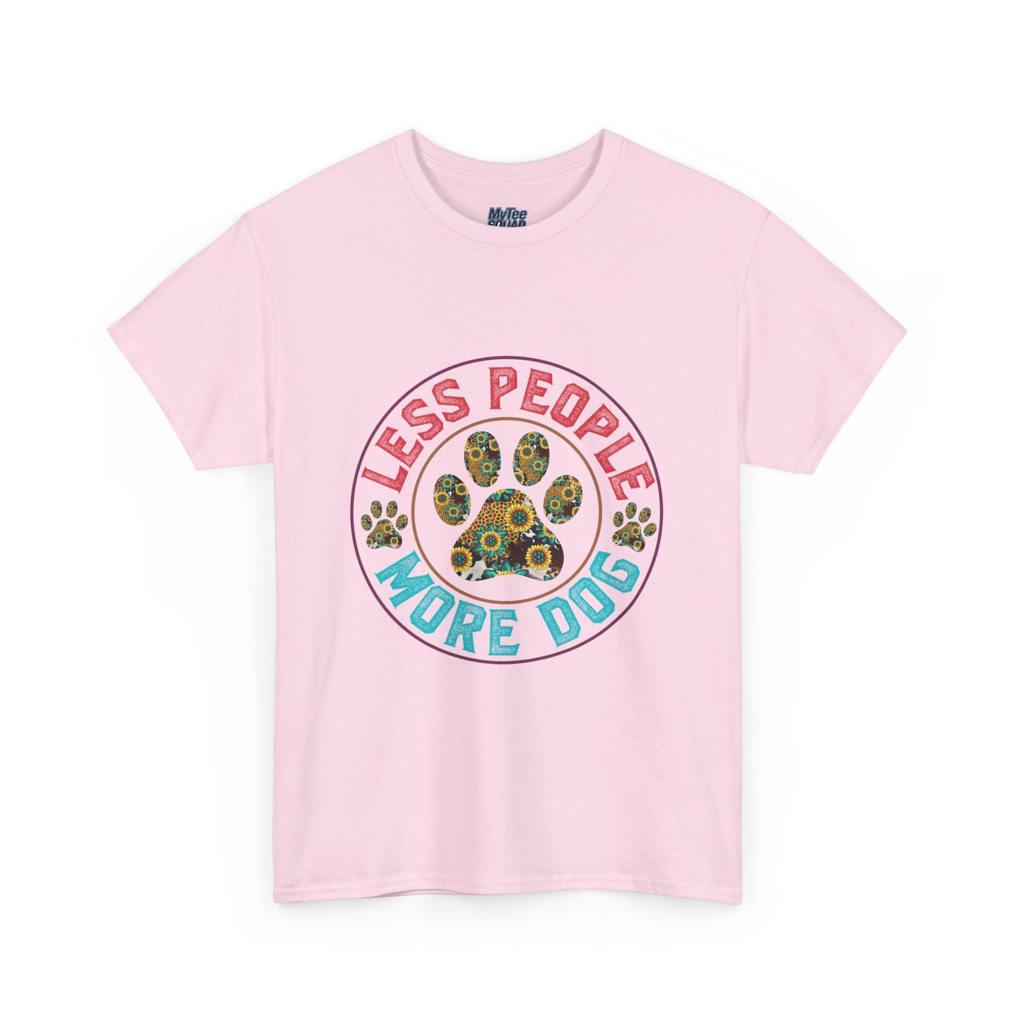 Less People More Dog Unisex Cotton T-Shirt