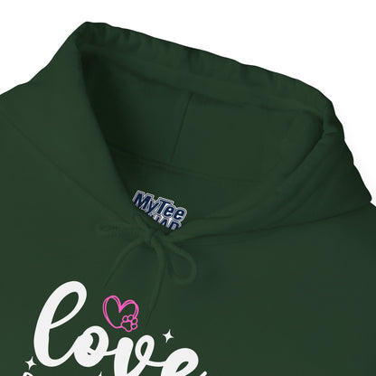 Love Rescued Me Unisex Hoodie – Proud Rescue Pet Parent Apparel