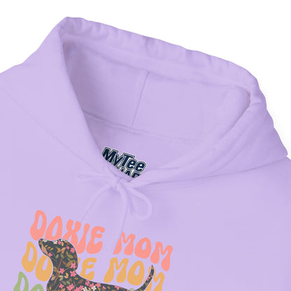 Doxie Mom Retro Hoodie – Cozy Hoodie With Colorful Dog Print