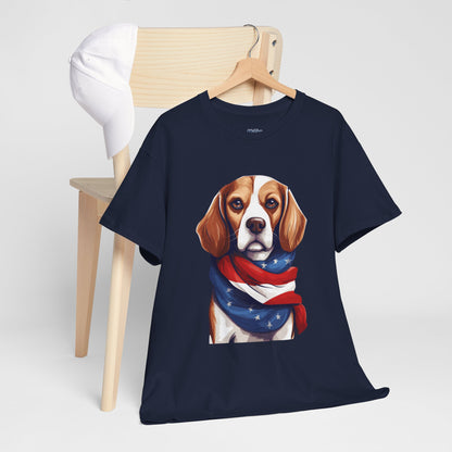 Patriotic Beagle Unisex T-Shirt