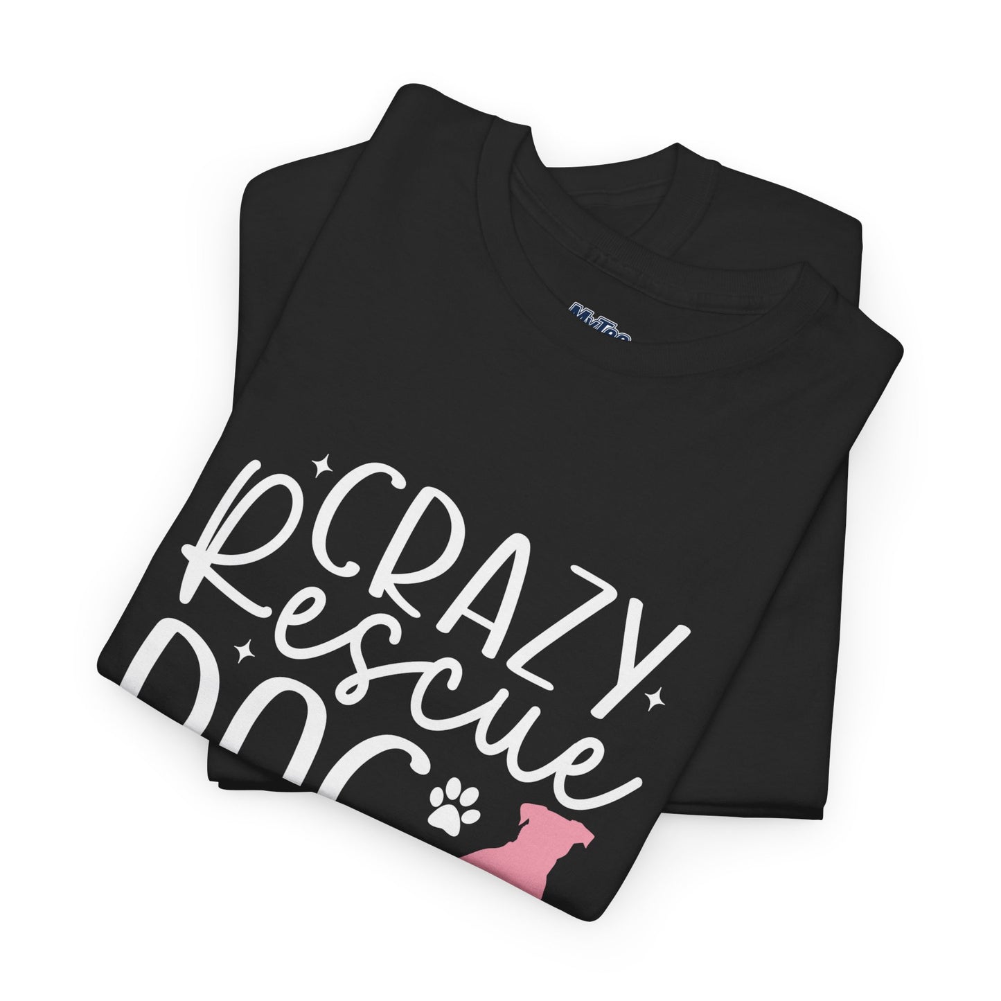 Crazy Rescue Dog Lady T-Shirt | Gift For Pet Mama
