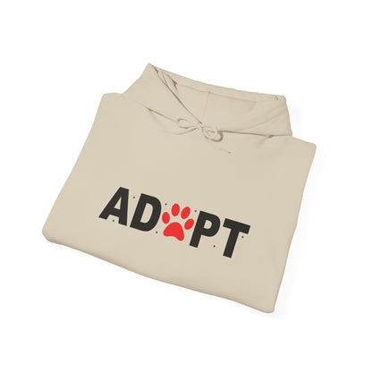 Adopt Paw Unisex Hoodie – Shelter Love Wrapped In Cotton
