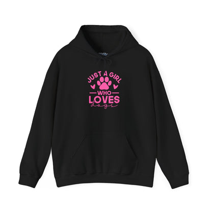 Just A Girl Who Loves Dogs Hoodie | Gift for Dog Mom