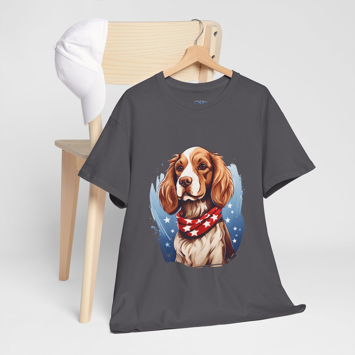 Patriotic Cocker Spaniel Unisex T-Shirt
