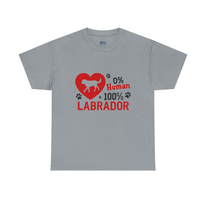 0 % Human, 100% Labrador Unisex T-Shirts