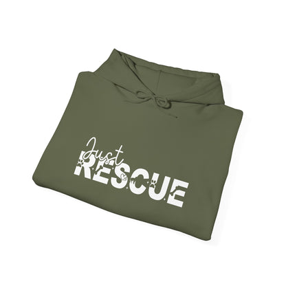 Bold Blue Just Rescue Unisex Hoodie – Speak For The Voiceless