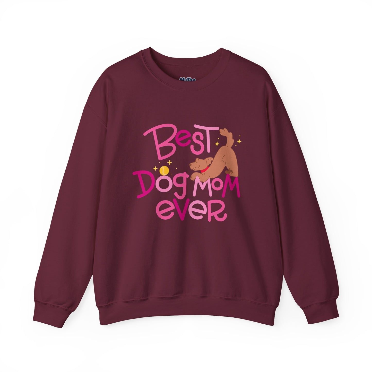 Best Dog Mom Ever Crewneck Sweatshirt | Gift For Dog Moms