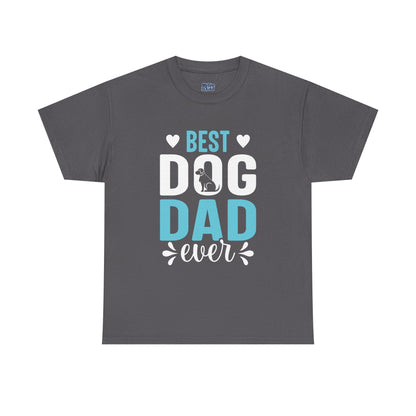 Best Dog Dad Ever Cotton T-Shirt