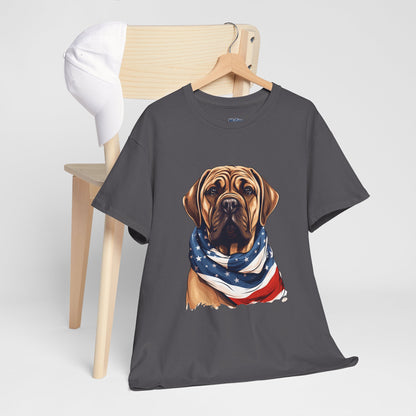 Patriotic Mastiff Unisex T-Shirt