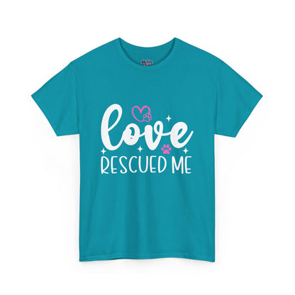 Love Rescued Me T-Shirt – Proud Rescue Pet Parent Tee