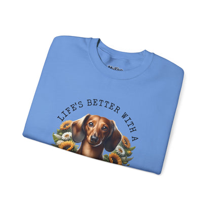 Dachshund Sunflower Unisex Hoodie