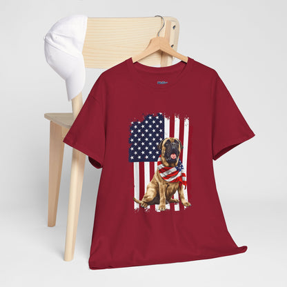 Patriotic English Mastiff Unisex T-Shirt
