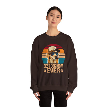 Best Dog Mom Ever Golden Retriever Sweatshirt