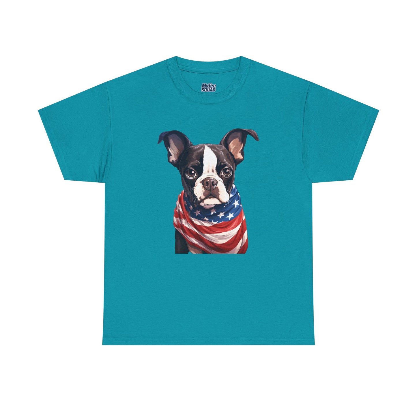 Patriotic Boston Terrier Unisex T-Shirt
