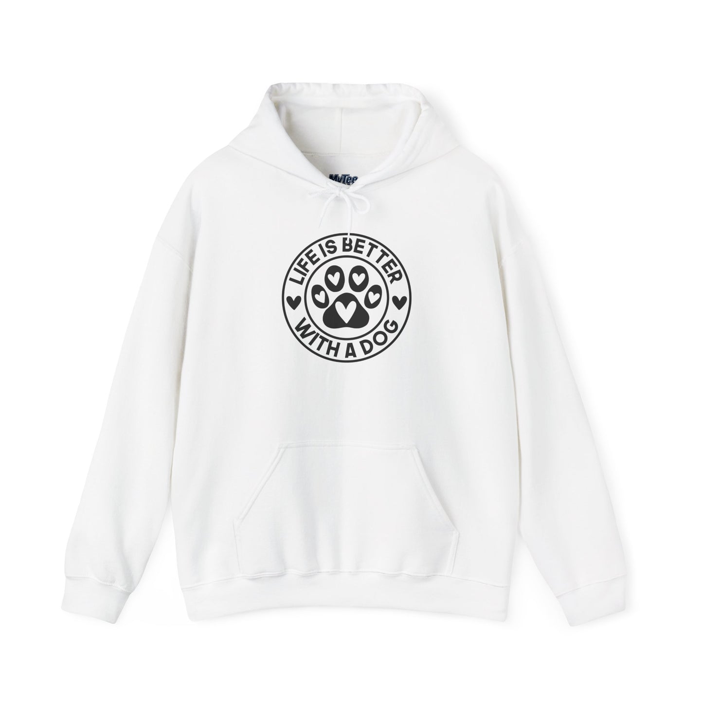 "Life Is Better With A Dog" Unisex Hoodie | Dog-Themed Apparel