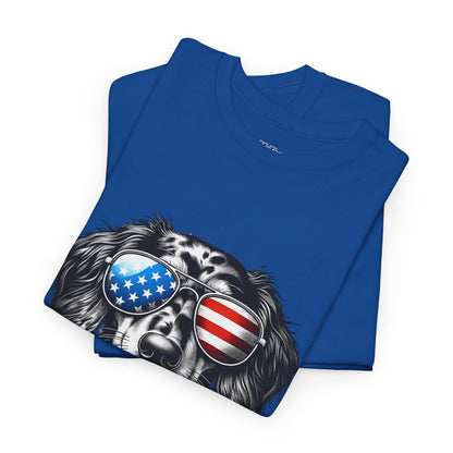 Patriotic Dachshund with Sunglasses Unisex T-Shirt