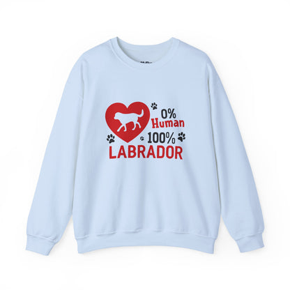 Labrador Life Unisex Sweatshirt – 100% Pup, 0% Human Energy