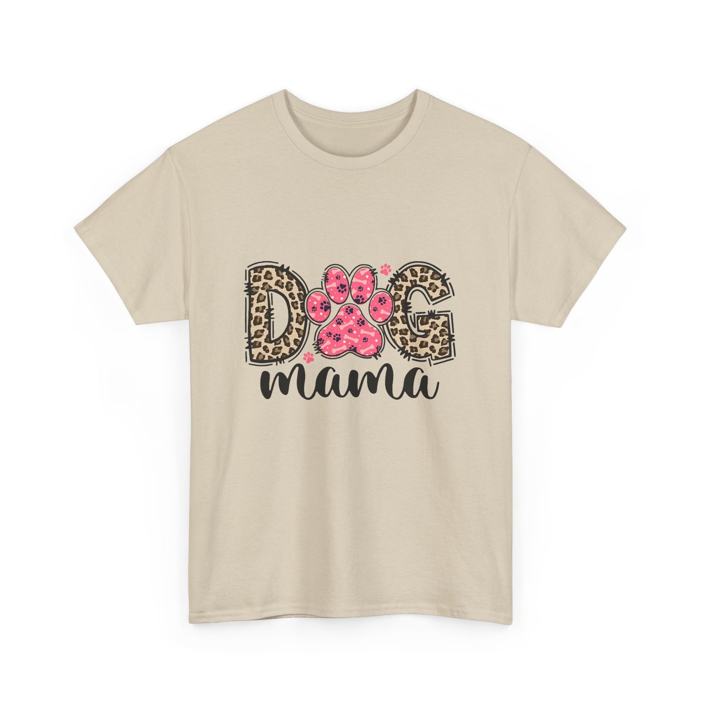 Dog Mama Graphic Cotton T-Shirt | Perfect for Pet Lovers