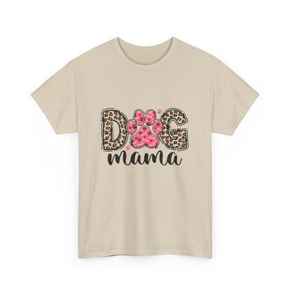Dog Mama Graphic Cotton T-Shirt | Perfect for Pet Lovers