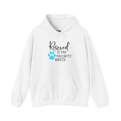 Rescued Is My Favorite Breed Unisex Hoodie – Shelter Dog Support