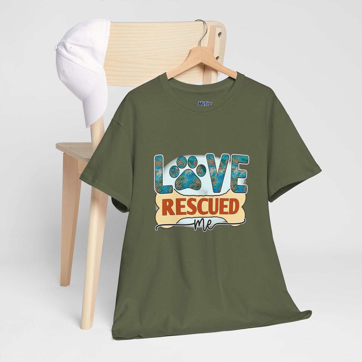 Love Rescued Me T-Shirt - Rescue Dogs Save Lives
