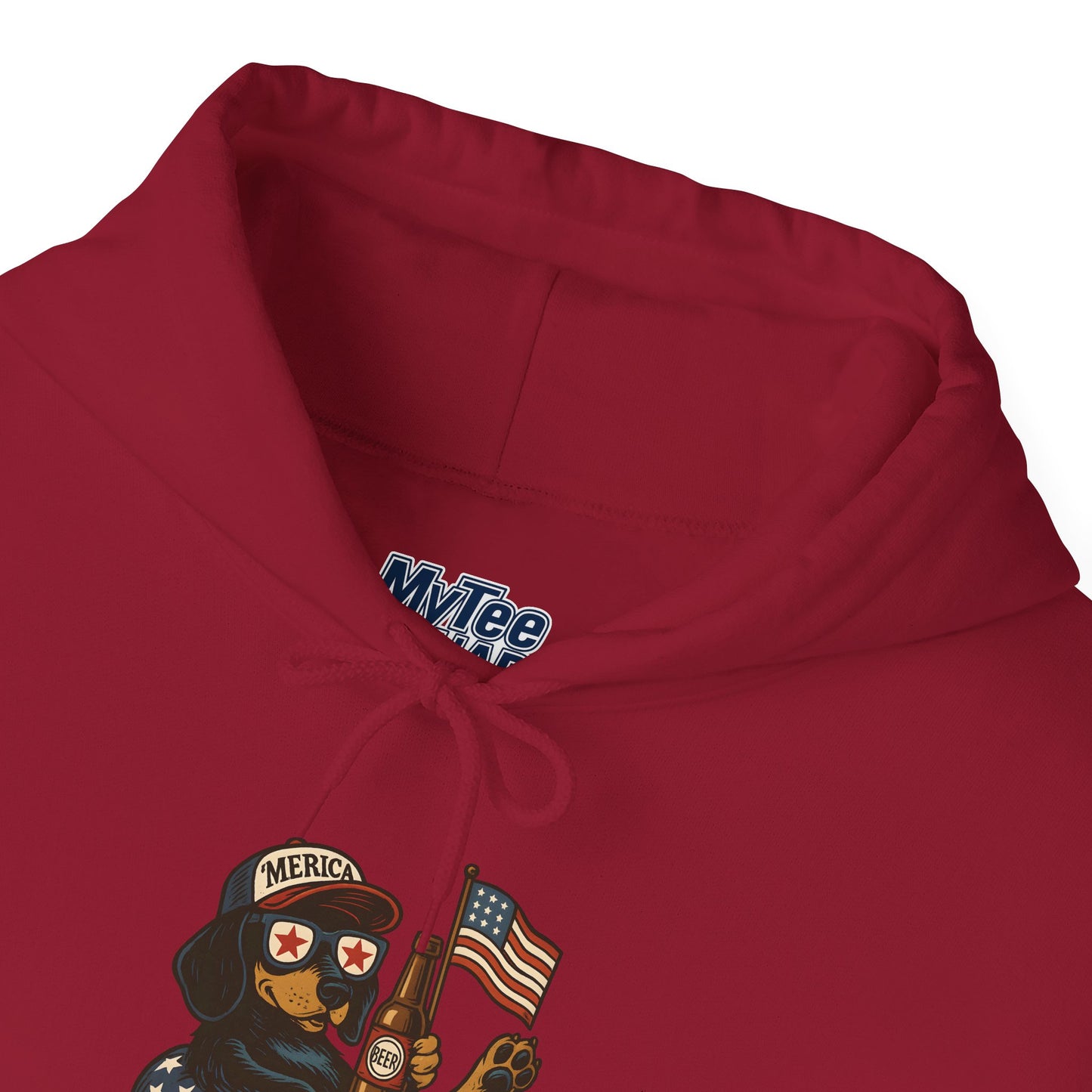 Patriotic Dachshund America Unisex Hoodie