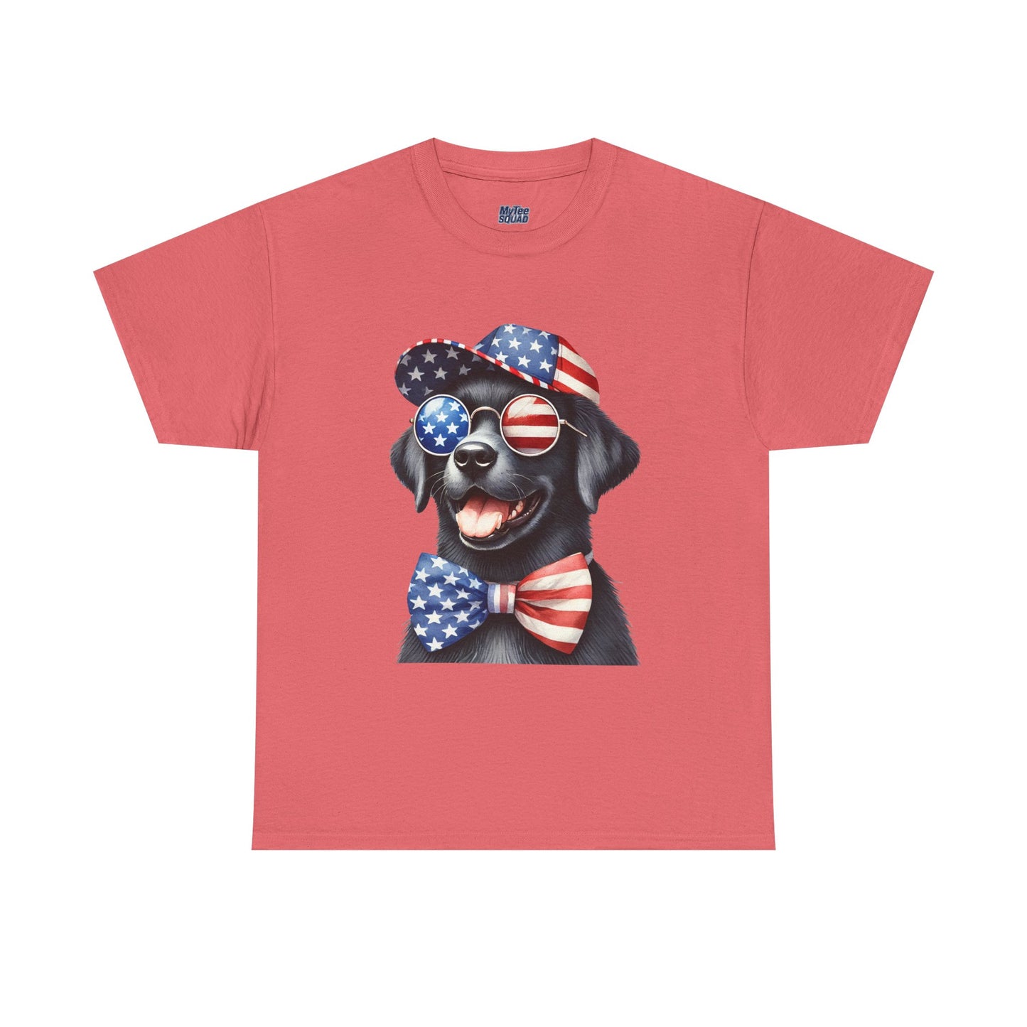 Patriotic Labrador Retriever With Sunglasses And Bow Unisex T-Shirts