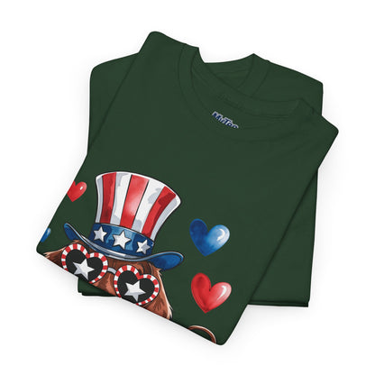 Patriotic Dachshund Unisex T-Shirt | Dog Lover Gift, July 4th Celebration