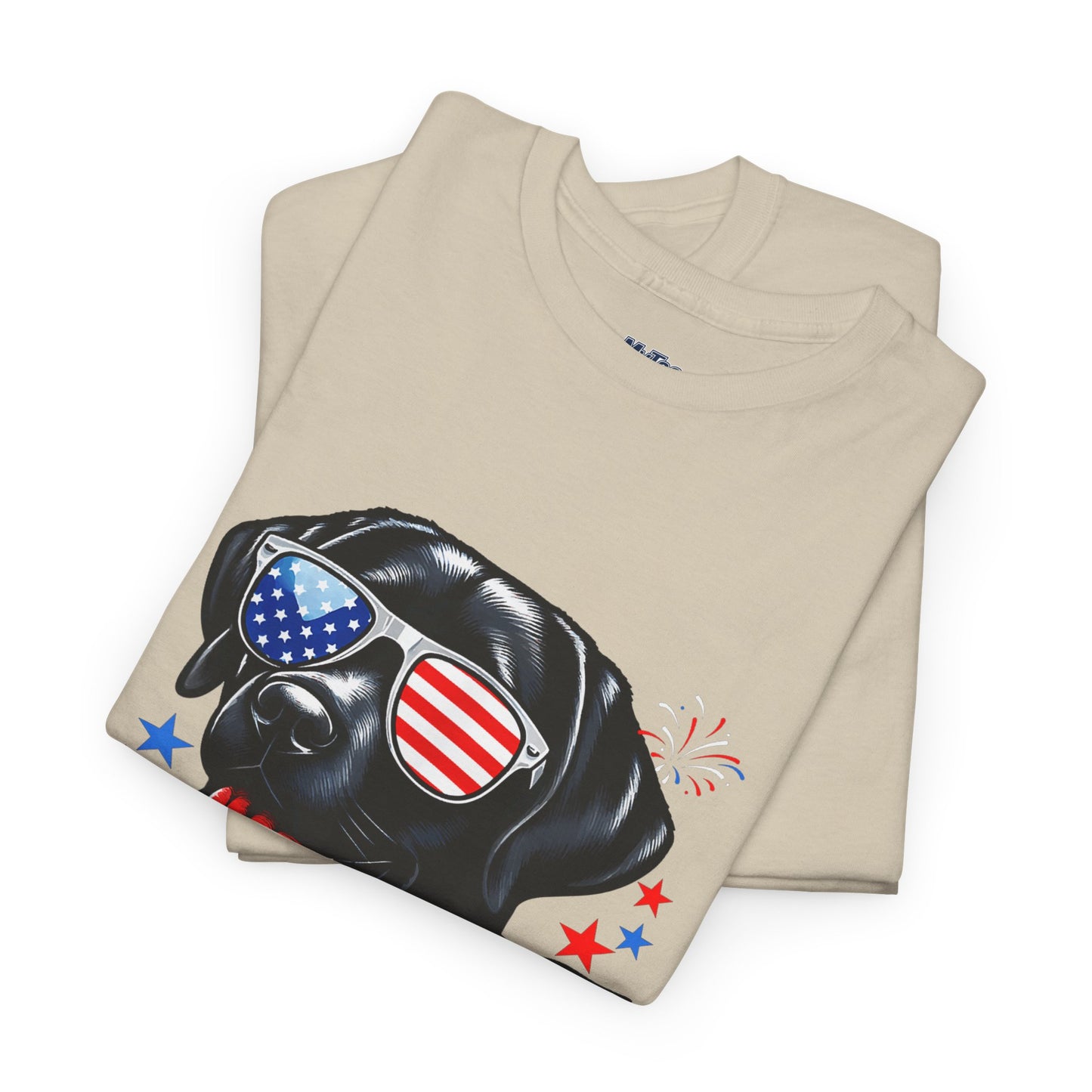 Patriotic American Labrador Retriever With Sunglasses Unisex T-Shirt