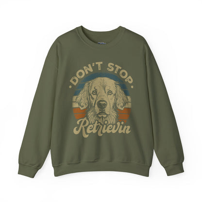 Don't Stop Golden Retrievin' Dog Lovers Unisex Sweatshirt