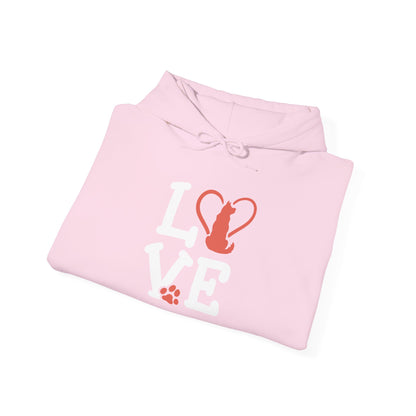 Love Cat Hoodie | Cozy Gift for Pet Lovers