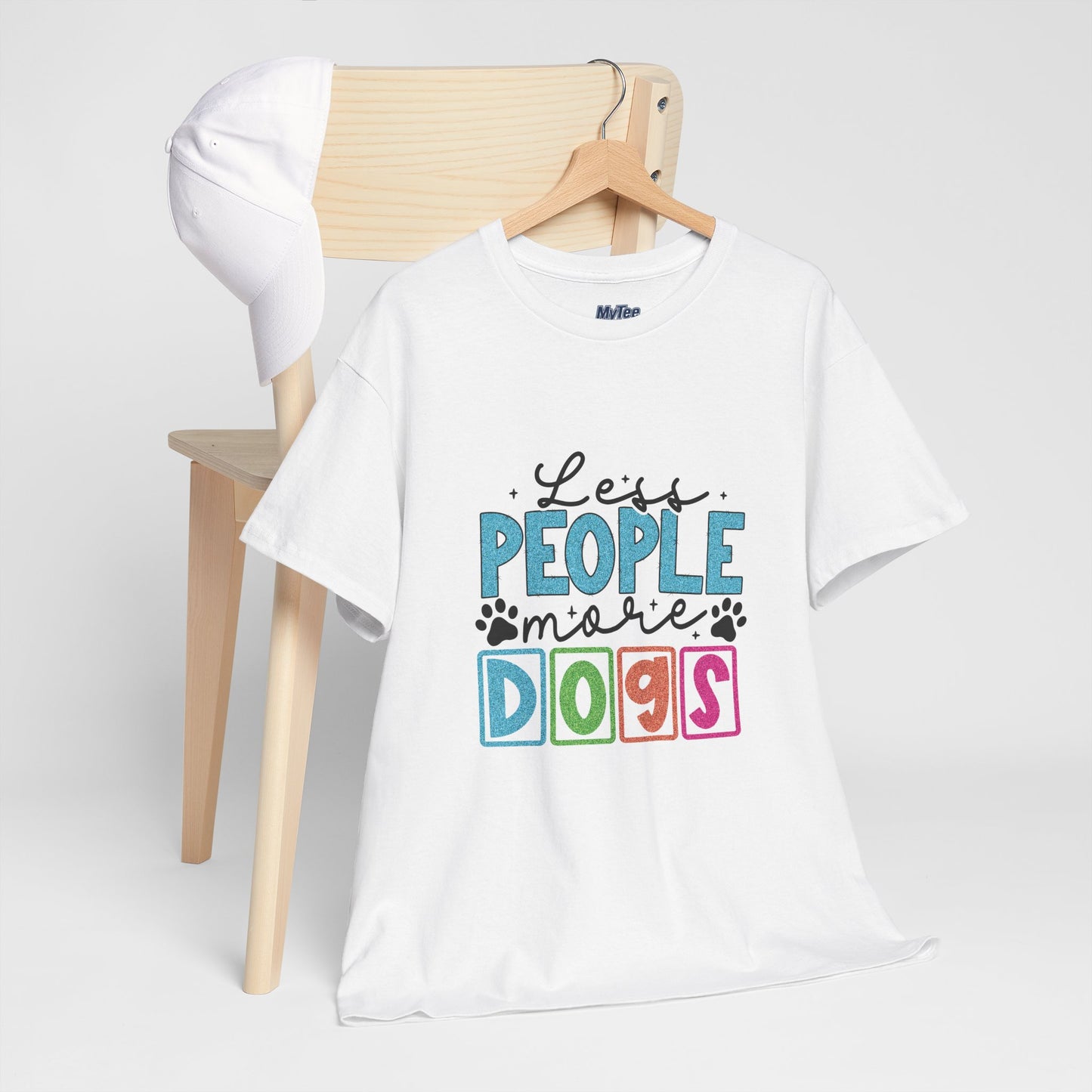 Less People More Dogs T-Shirt – The Dog Lover’s Motto