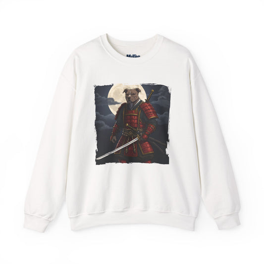 Pitbull Samurai Warrior Sweatshirt | Cozy Crewneck