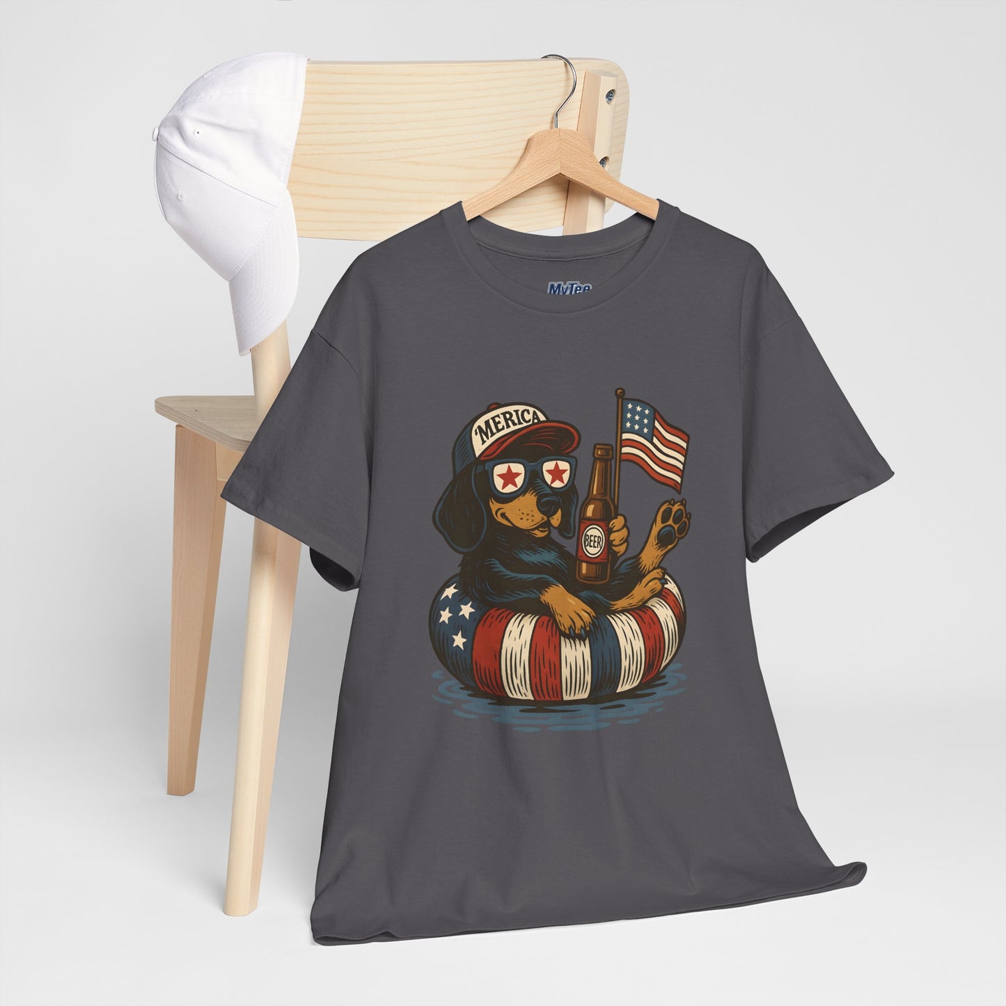 Patriotic Dachshund America Unisex T-Shirt