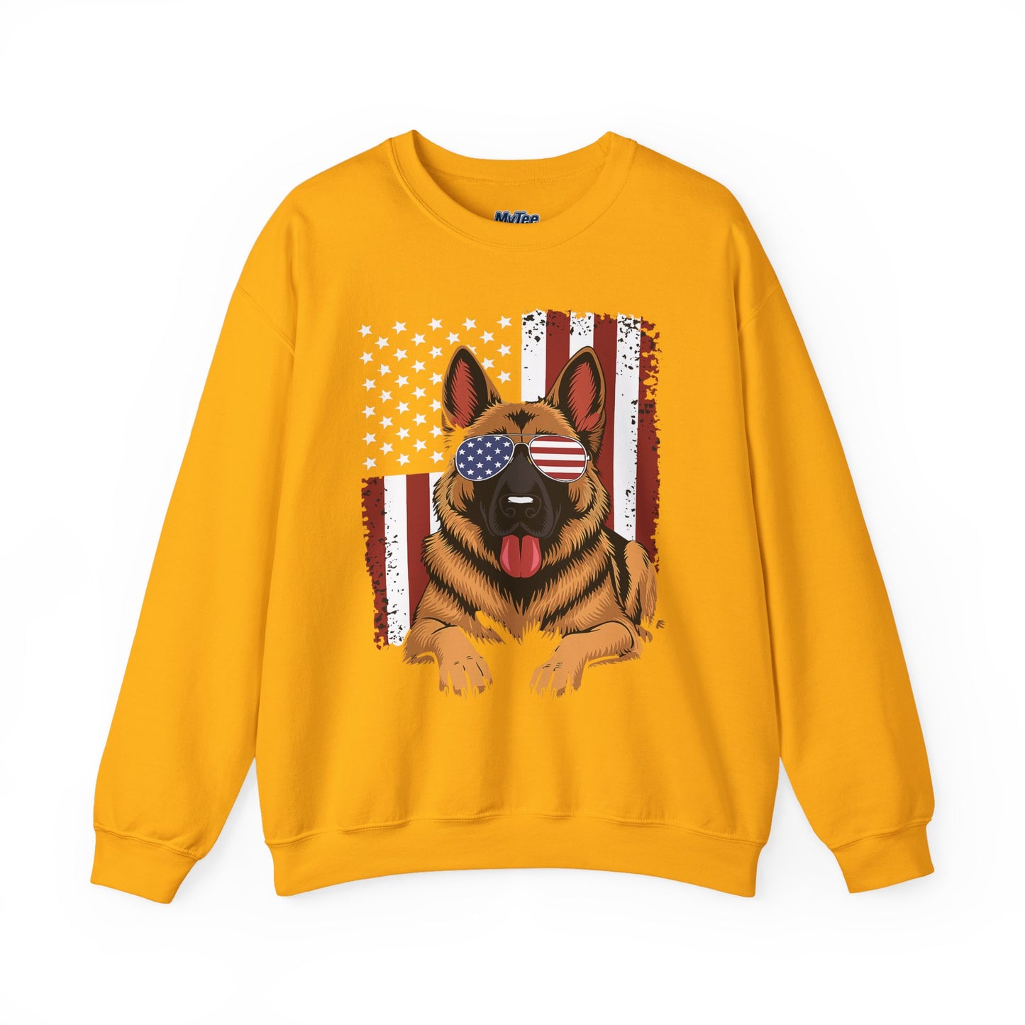 Patriotic German Shephard Dog Unisex Sweatshirt