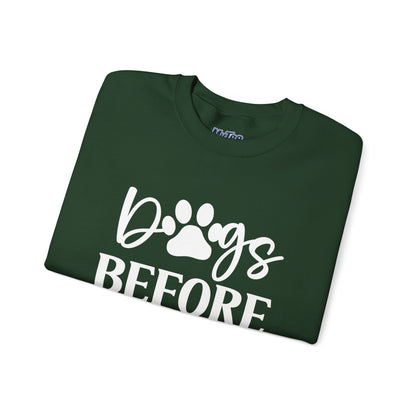 Dogs Before Dudes Unisex Sweatshirt – Cozy Pet Lover Pullover