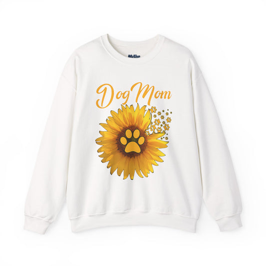 Sunflower Soul, Dog Mom Heart Sweatshirt