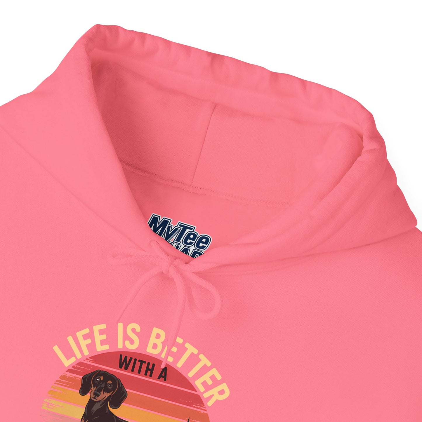 Life Is Better With A Dachshund Unisex Hoodie – Dog Lover Retro Pullover