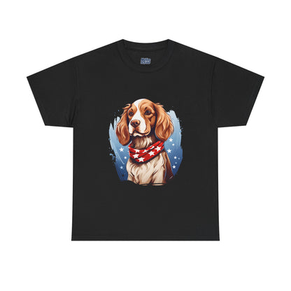 Patriotic Cocker Spaniel Unisex T-Shirt