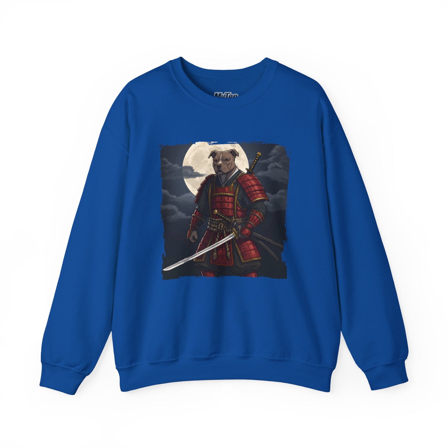 Pitbull Samurai Warrior Sweatshirt | Cozy Crewneck