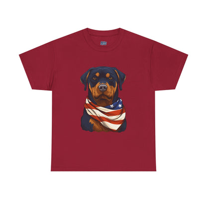 Patriotic Rottweiler Unisex T-Shirt