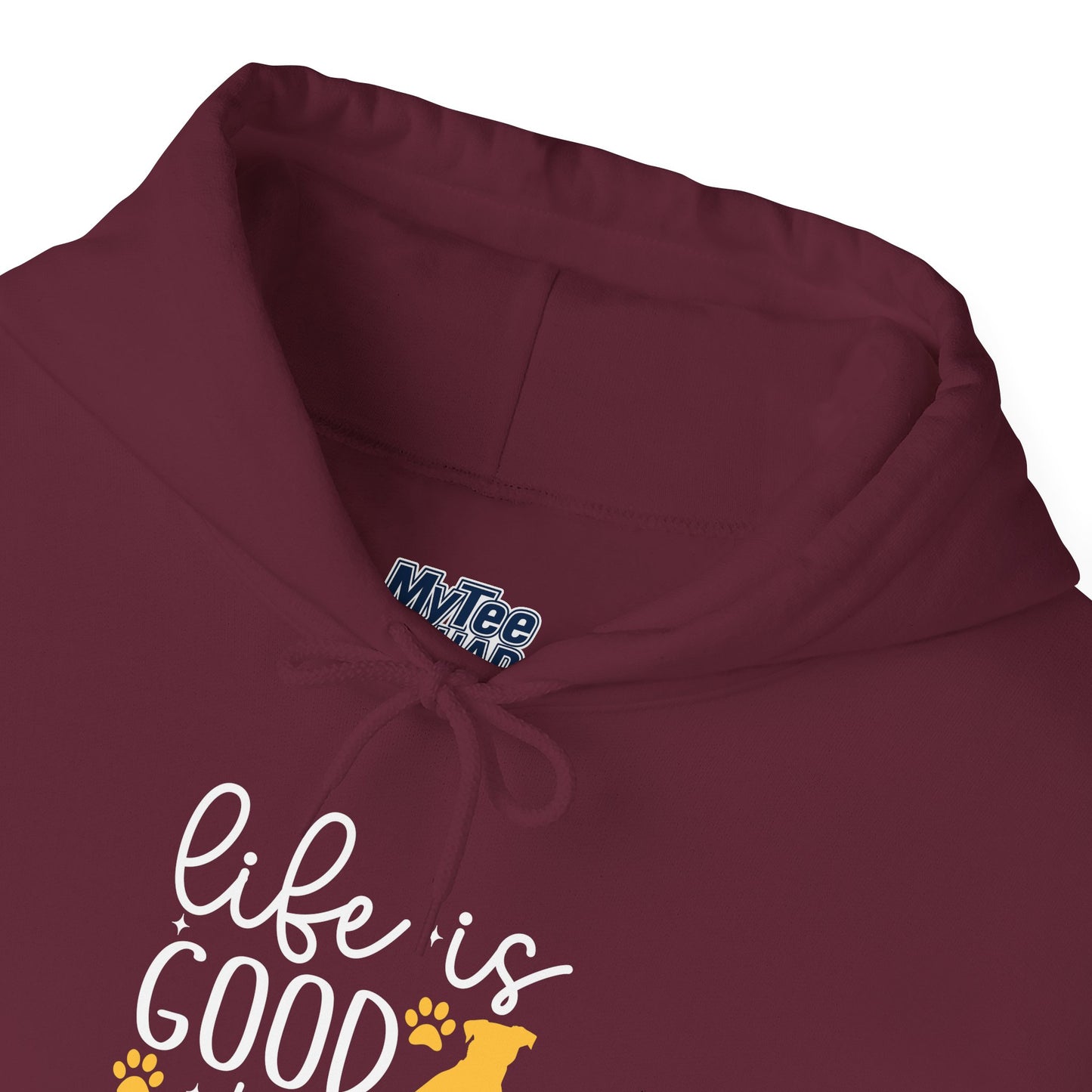 Life Is Good With My Rescue Dog Unisex Hoodie