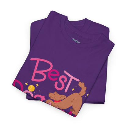 Best Dog Mom Ever Cotton T-Shirt For Proud Mothers
