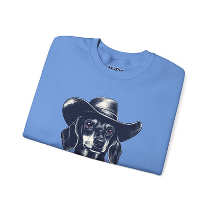 Dachshund Cowpoke Charm Sweatshirt – Soft Style With Attitude