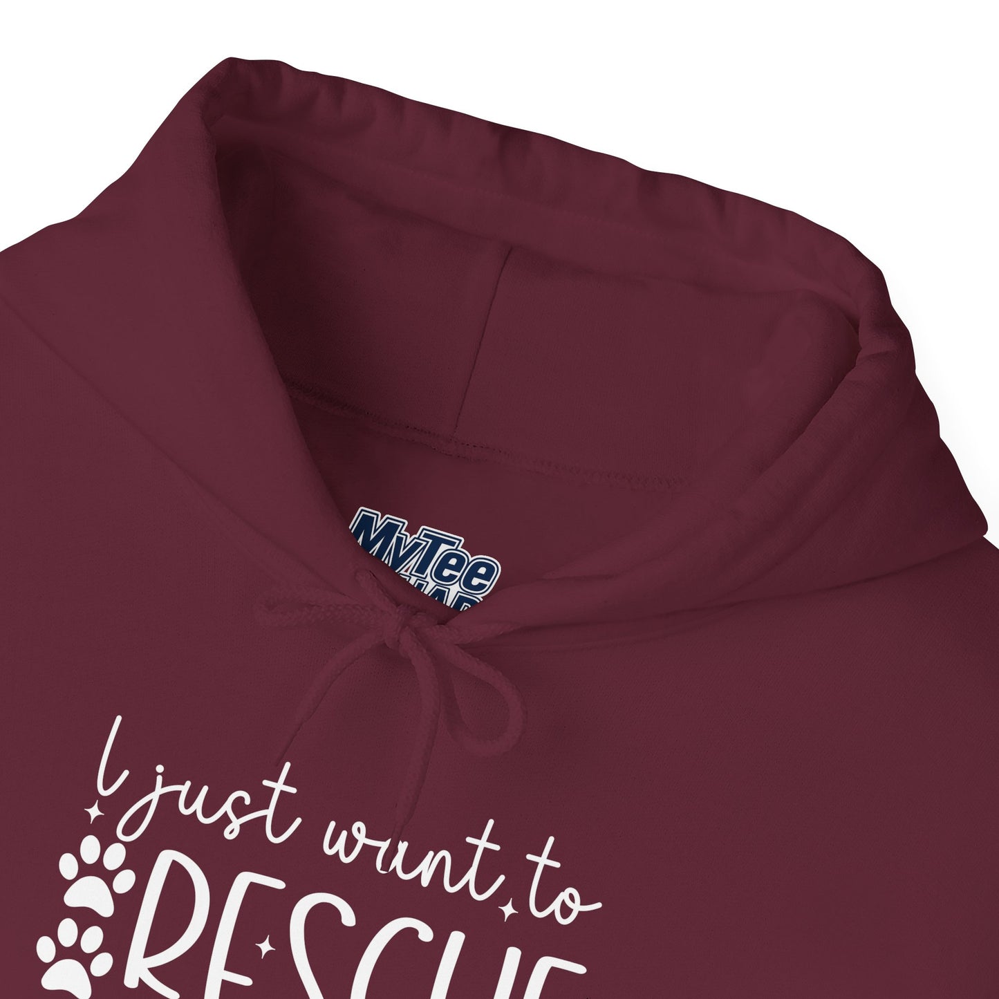I Just Want To Rescue All The Dogs Unisex Hoodie- Rescue Vibes Only