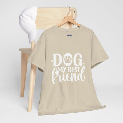 Dog My Best Friend Unisex Heavy Cotton T-Shirt | Pet Owner Apparel