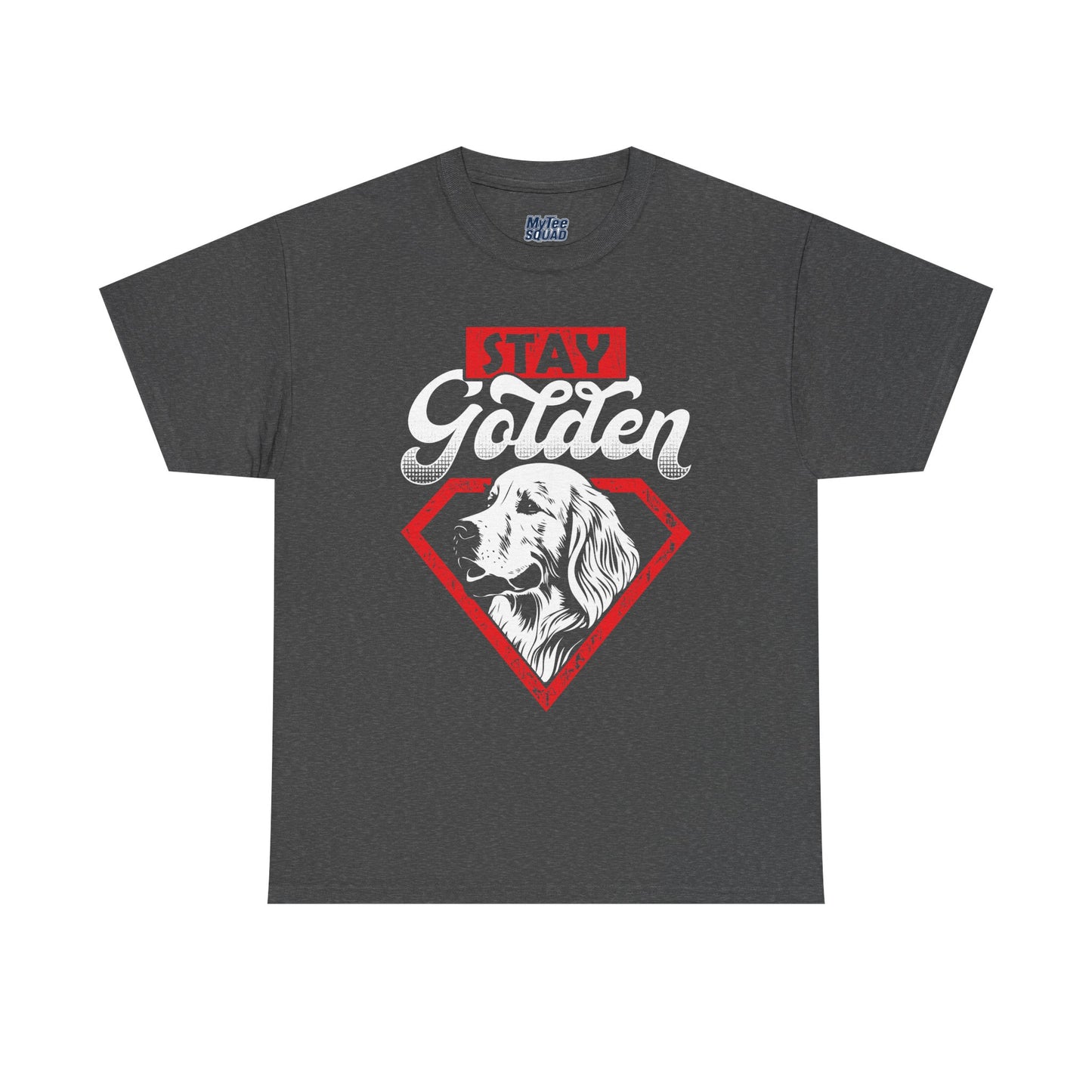 Stay Golden Unisex Cotton T-Shirt | Best Gift For Dog Lover