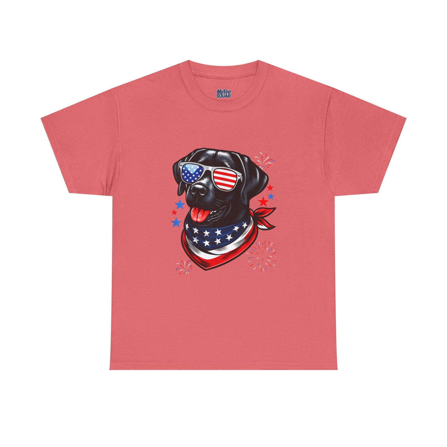 Patriotic American Labrador Retriever With Sunglasses Unisex T-Shirt